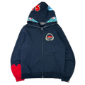 BAPE Jaws Shark Full Zip Sweater Navy (USED)