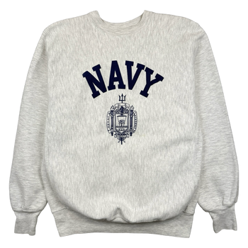Vintage US Navy Crewneck Light Grey