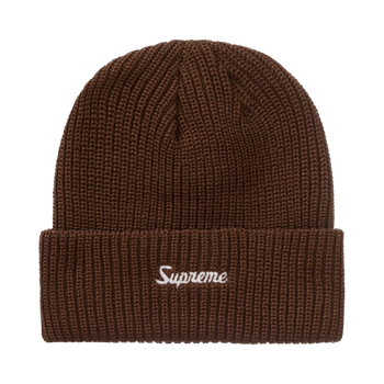 Supreme Loose Gauge Beanie Brown