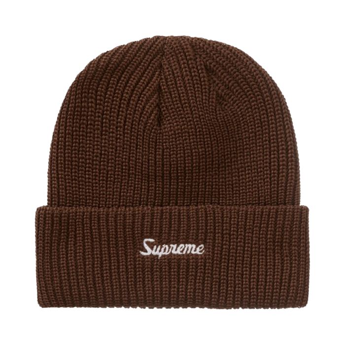 Supreme Loose Gauge Beanie Brown | Vitnage Clothing Store Canada