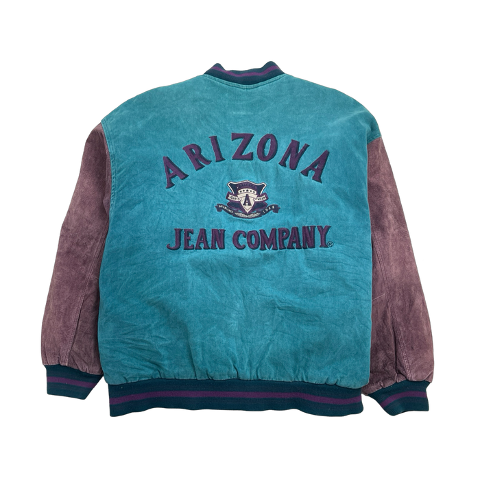 (L) Vintage Arizona Jean Company Jacket Aqua | Vitnage Clothing Store Canada