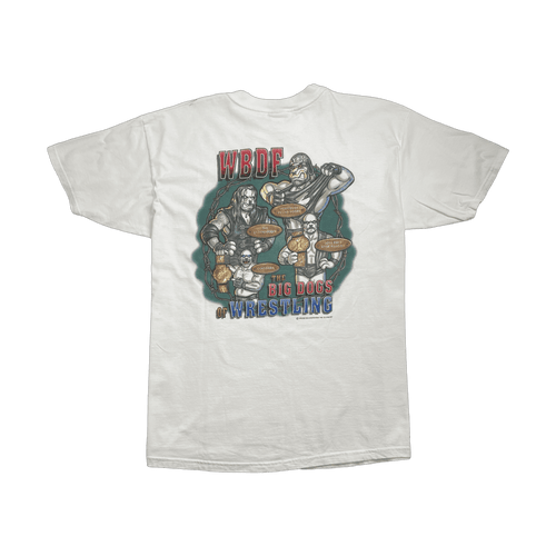 (XL) Vintage '98 Big Dogs Wrestling Tee White | Vintage Clothing Store Canada