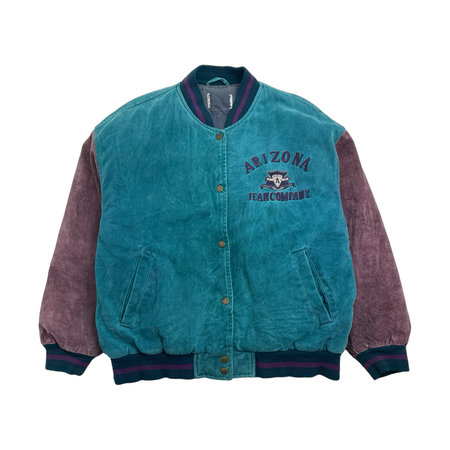 (L) Vintage Arizona Jean Company Jacket Aqua