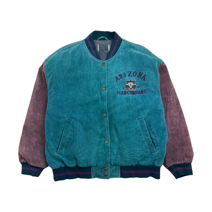 (L) Vintage Arizona Jean Company Jacket Aqua | Vitnage Clothing Store Canada