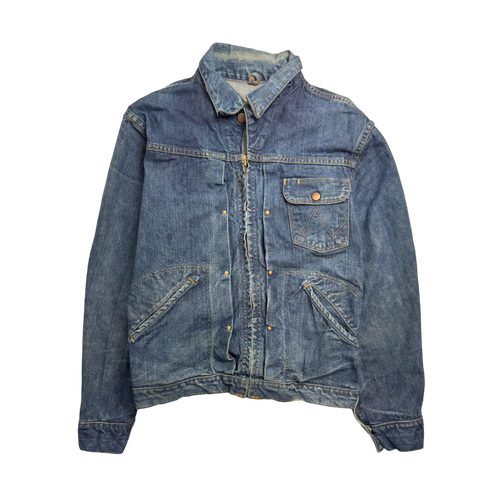 (S) Vintage Wrangler Denim Zip Jacket | Vintage Clothing Store Canada