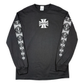 Vintage West Coast Choppers Cross Sleeve L/S Tee Black