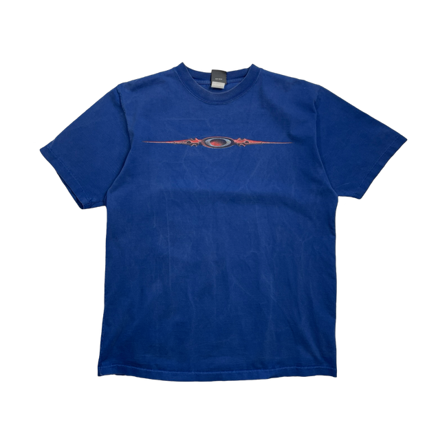 Vintage Oakley Software Logo Tee Blue