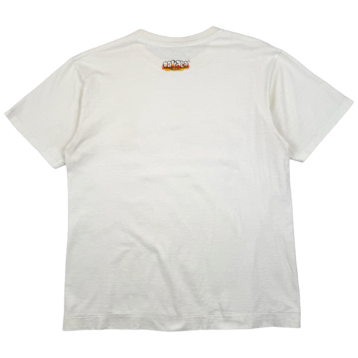 Vintage BAPE x Hidetoshi Nakata Tee White (USED) | Vitnage Clothing Store Canada