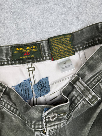 Vintage JNCO Jeans Cargo Shorts Green