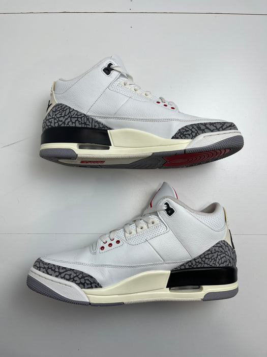 Air Jordan 3 Retro White Cement Reimagined (USED) | Vitnage Clothing Store Canada