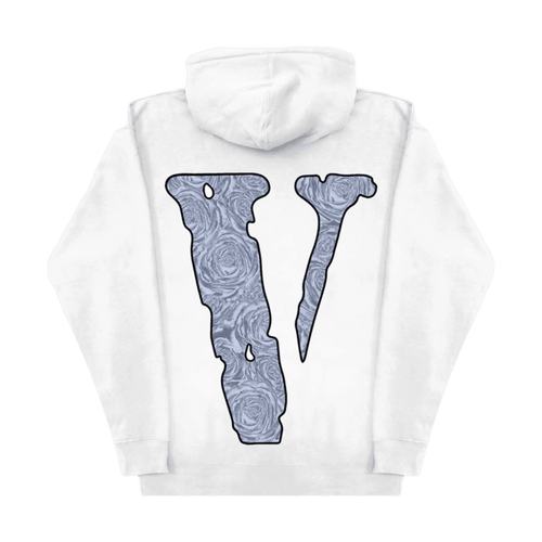 Vlone x Pop Smoke The Woo Hoodie White | Vintage Clothing Store Canada