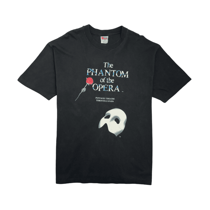 (XL) Vintage The Phantom of the Opera Tee Black | Vitnage Clothing Store Canada