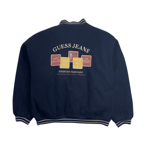 (L) Vintage Guess Varsity Jacket | Vintage Clothing Store Canada