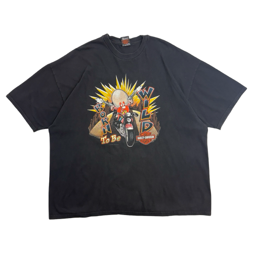 Vintage 2000 Harley Davidson Born to be Wild Tee Black | Vintage Clothing Store Canada