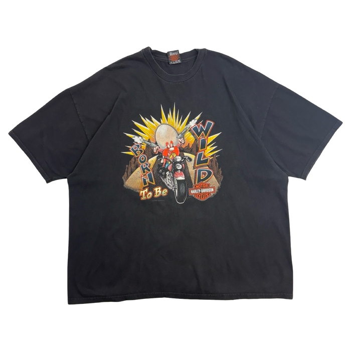 Vintage 2000 Harley Davidson Born to be Wild Tee Black | Vitnage Clothing Store Canada