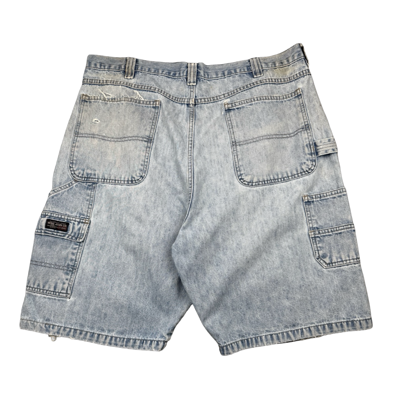WRG Jean Co. Distressed Carpenter Denim Shorts