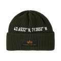 OVO Alpha Industries Military Watch Beanie Olive Green