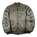 BAPE Bapesta Bomber Jacket Green SS19 (USED)