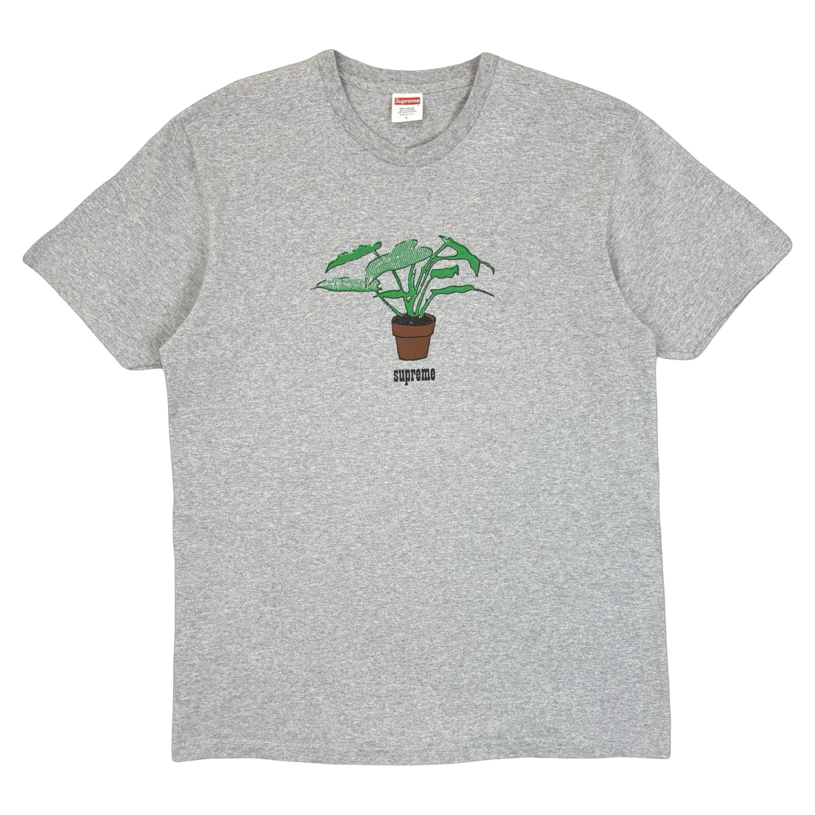 Supreme Plant Tee Heather Grey (USED)