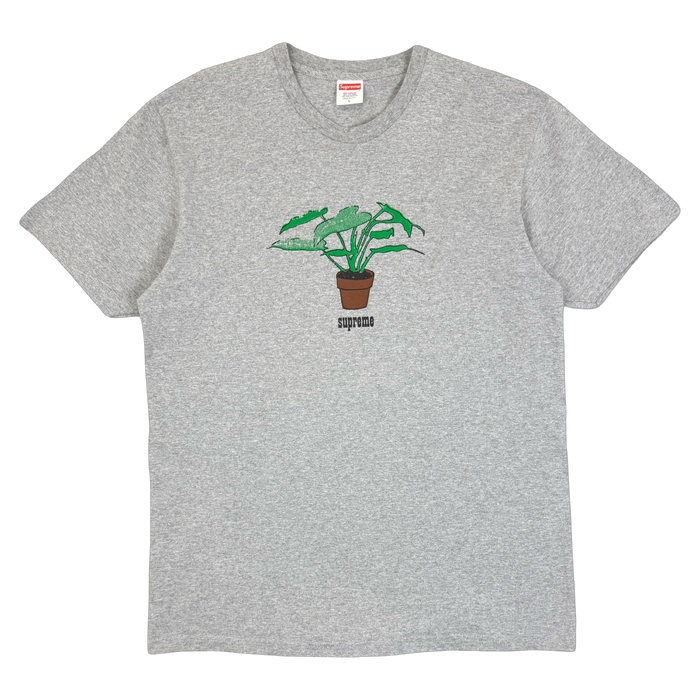 Supreme Plant Tee Heather Grey (USED) | Vitnage Clothing Store Canada