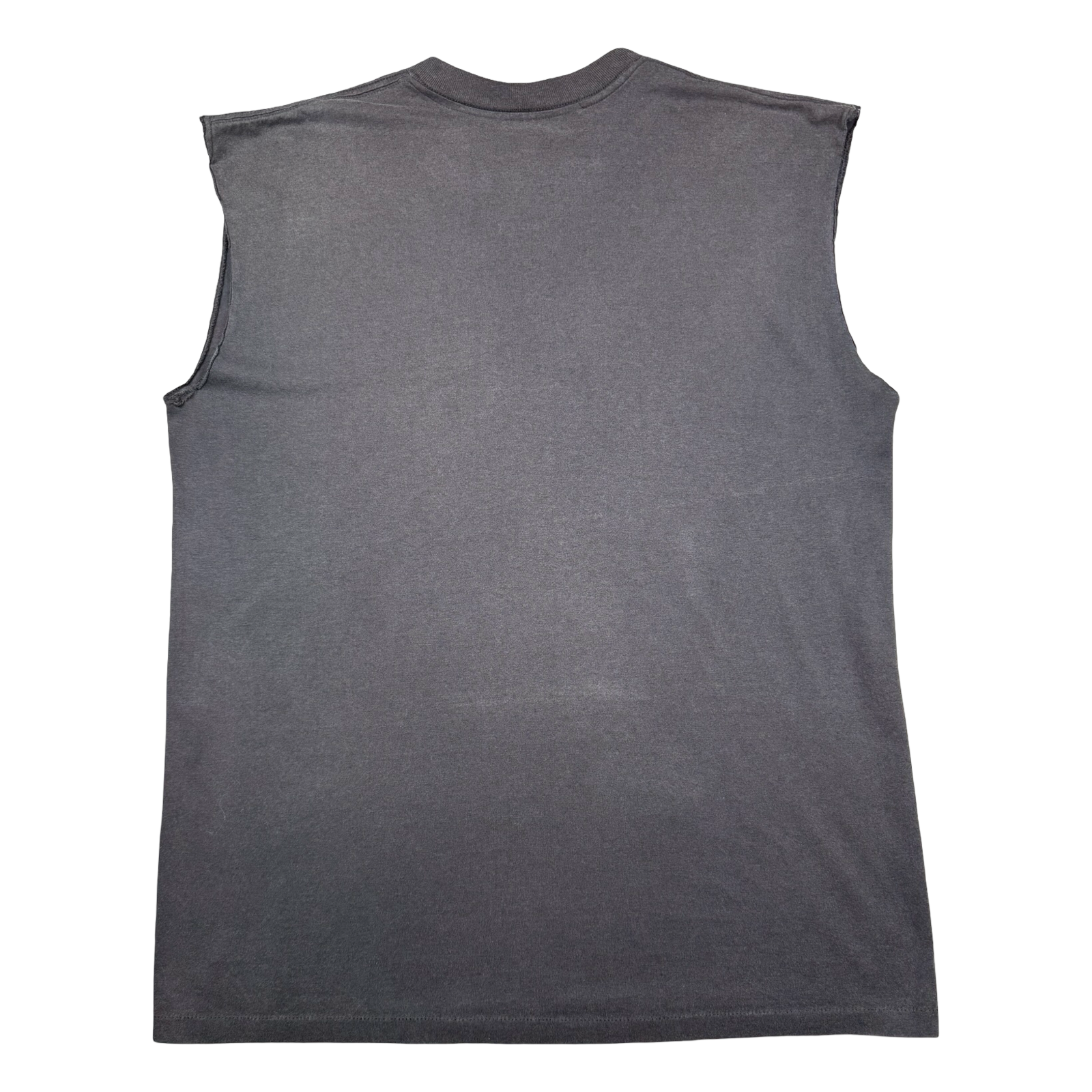 Vintage Holoubek Skeleton Flame Guitar Sleeveless Tee Black