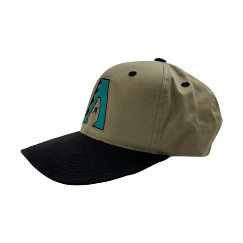 Vintage Arizona Diamondbacks Snapback Hat Light Brown | Vintage Clothing Store Canada