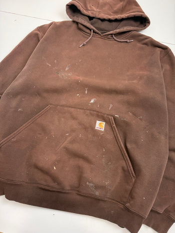 Vintage 2000's Carhartt Pullover Hoodie Brown