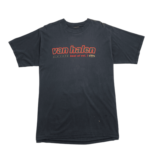 (L) Vintage ‘96 Van Halen Best of Vol. 1 Tee Black | Vintage Clothing Store Canada