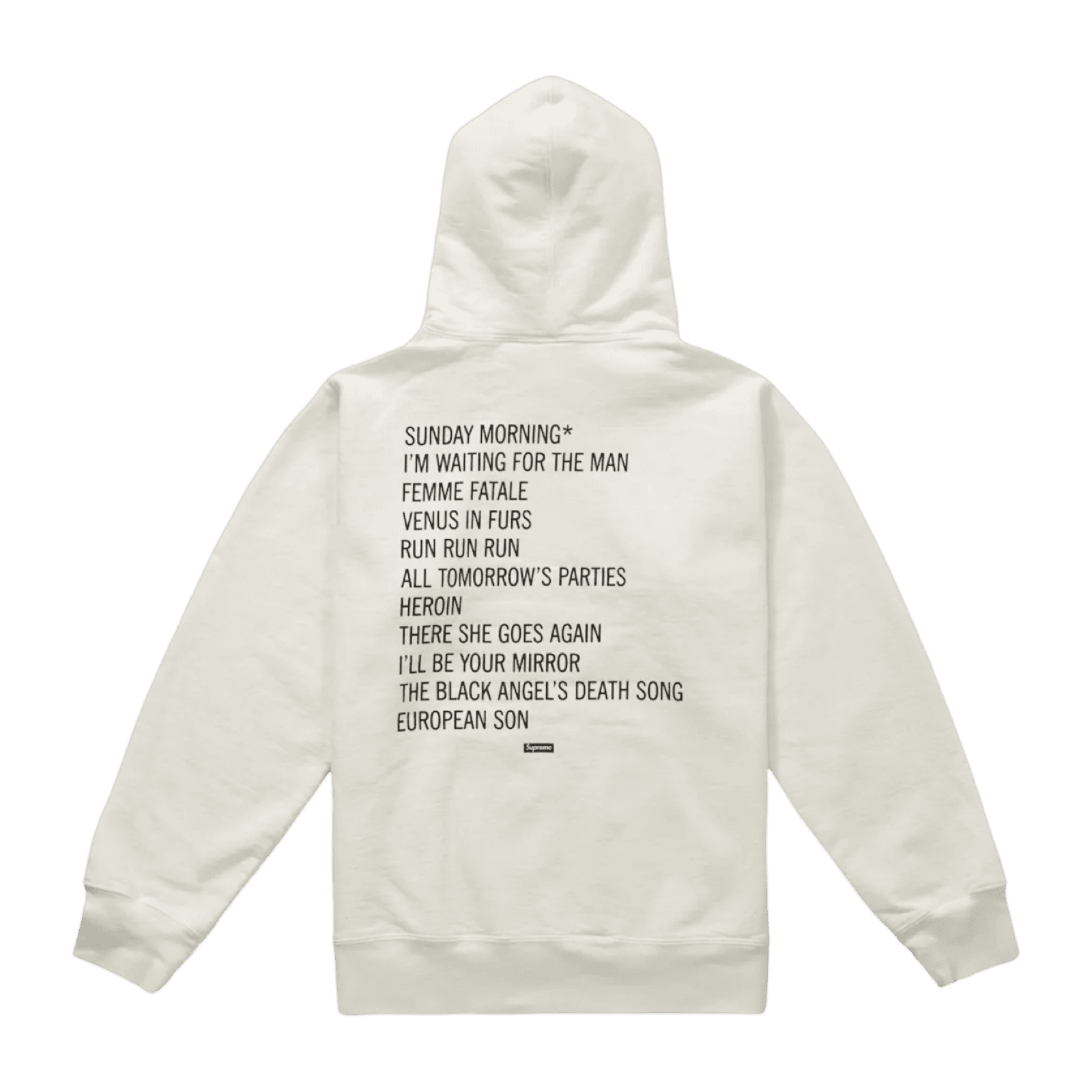 Supreme The Velvet Underground Hoodie Off White