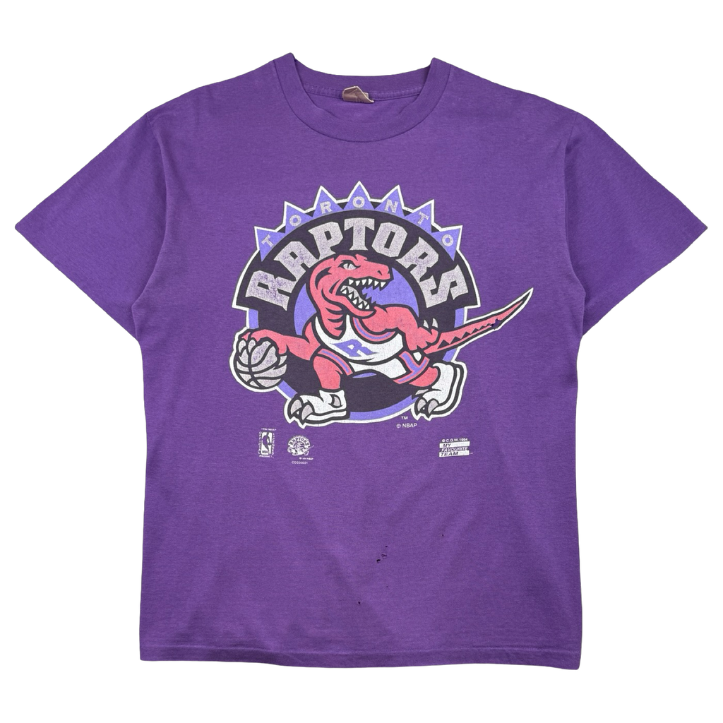 Vintage Toronto Raptors Logo Tee Purple