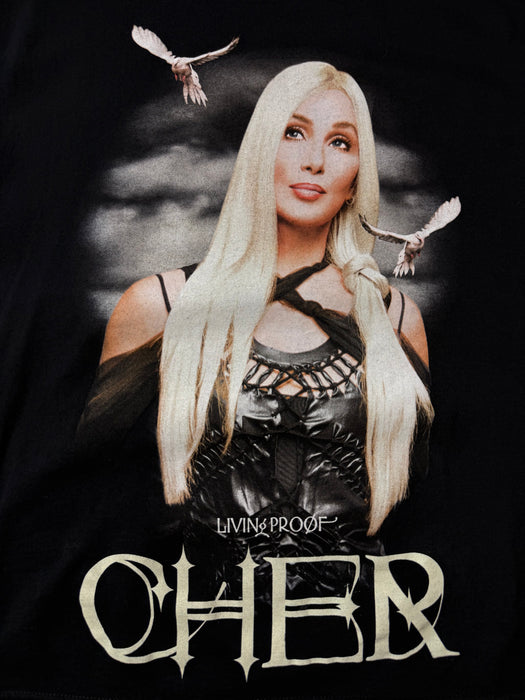 2003 Cher Living Proof Farewell Tour Tee Black | Vitnage Clothing Store Canada