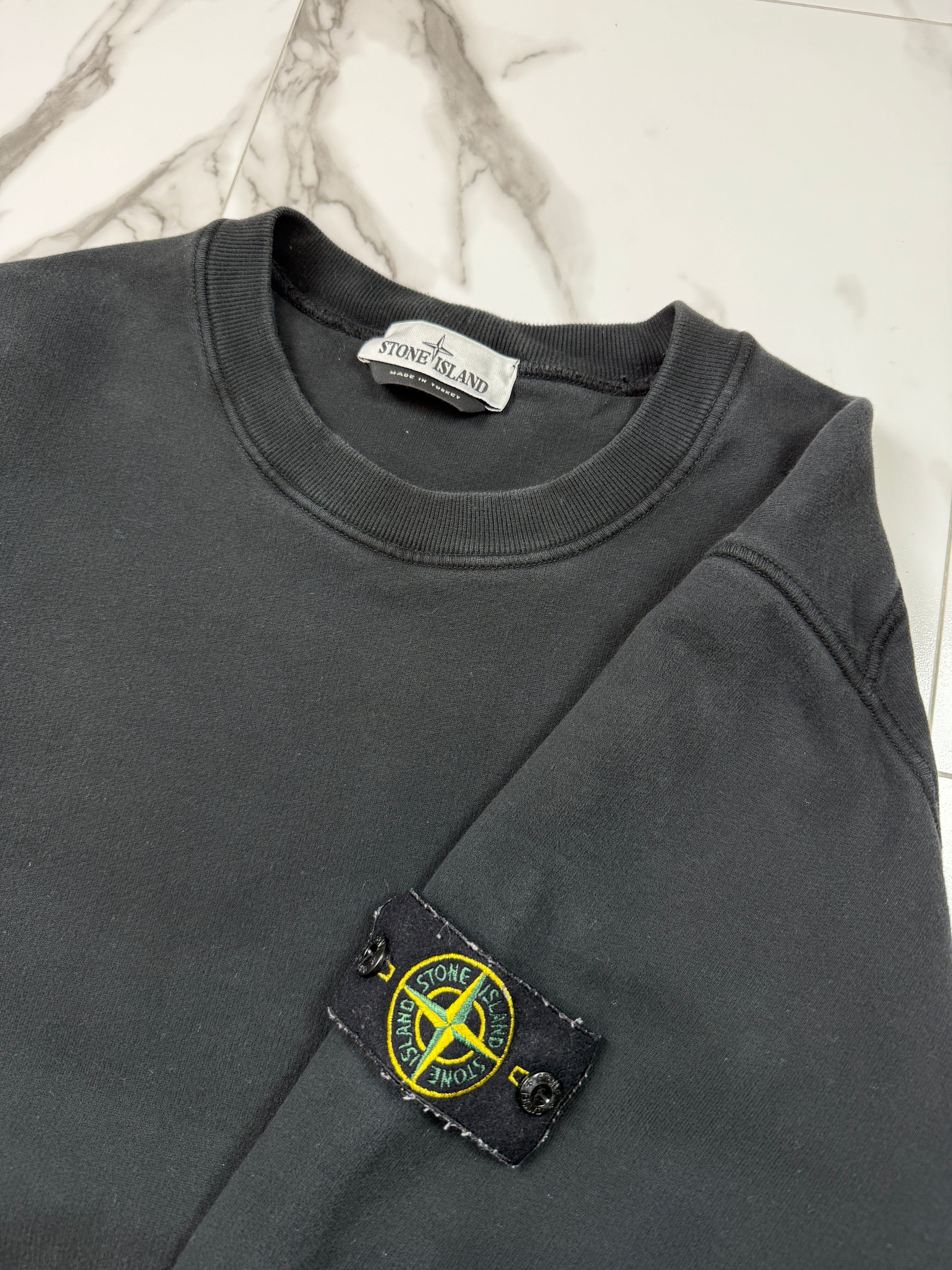 Stone Island Fleece Crewneck Black (USED)