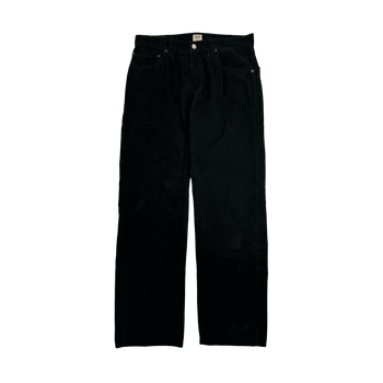 (34) Vintage Levis 559 Corduroy Pants Black