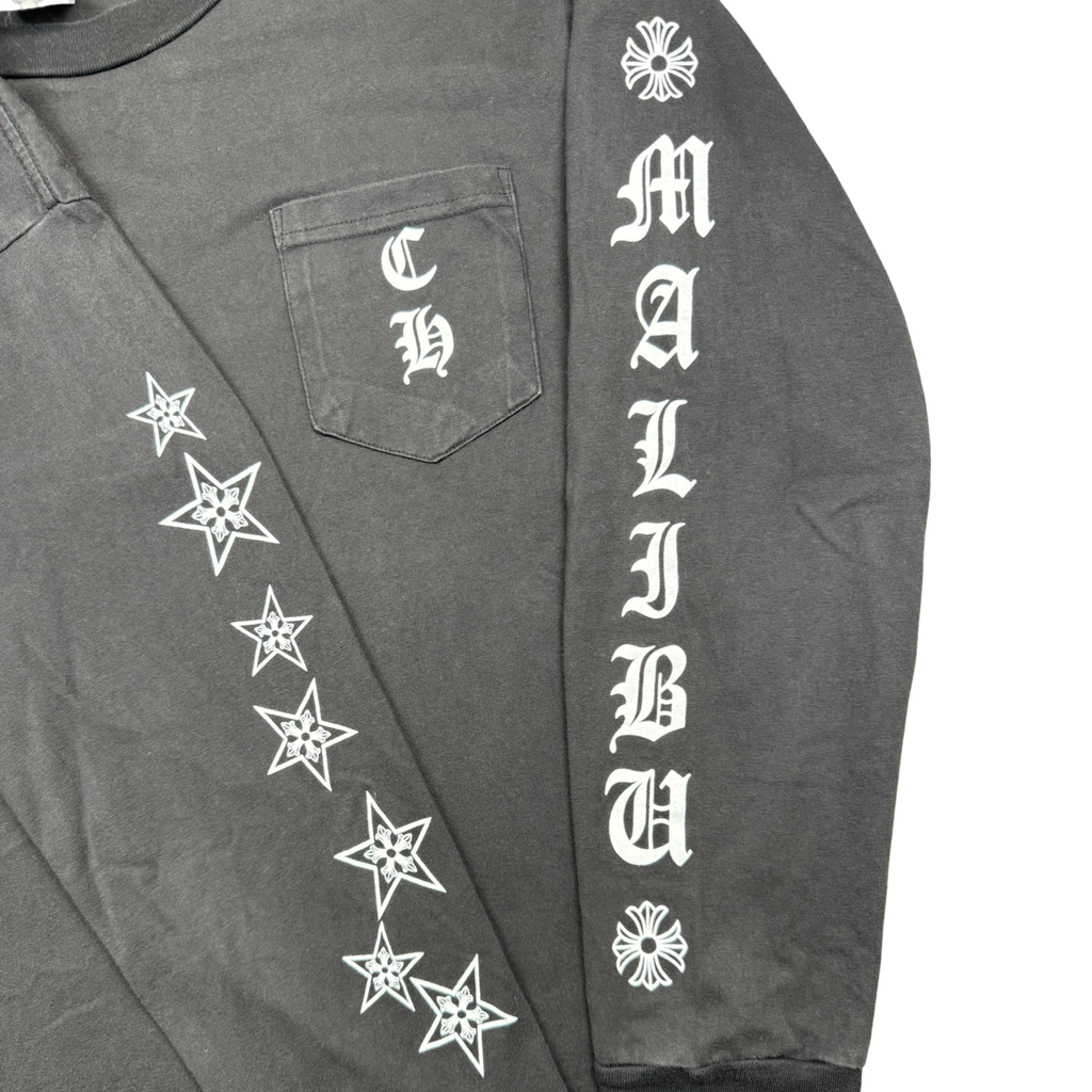 Vintage Chrome Hearts Malibu Exclusive Stars L/S Tee Black