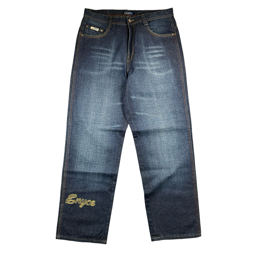 Vintage Y2K Enyce Baggy Stitch Embroidery Pants