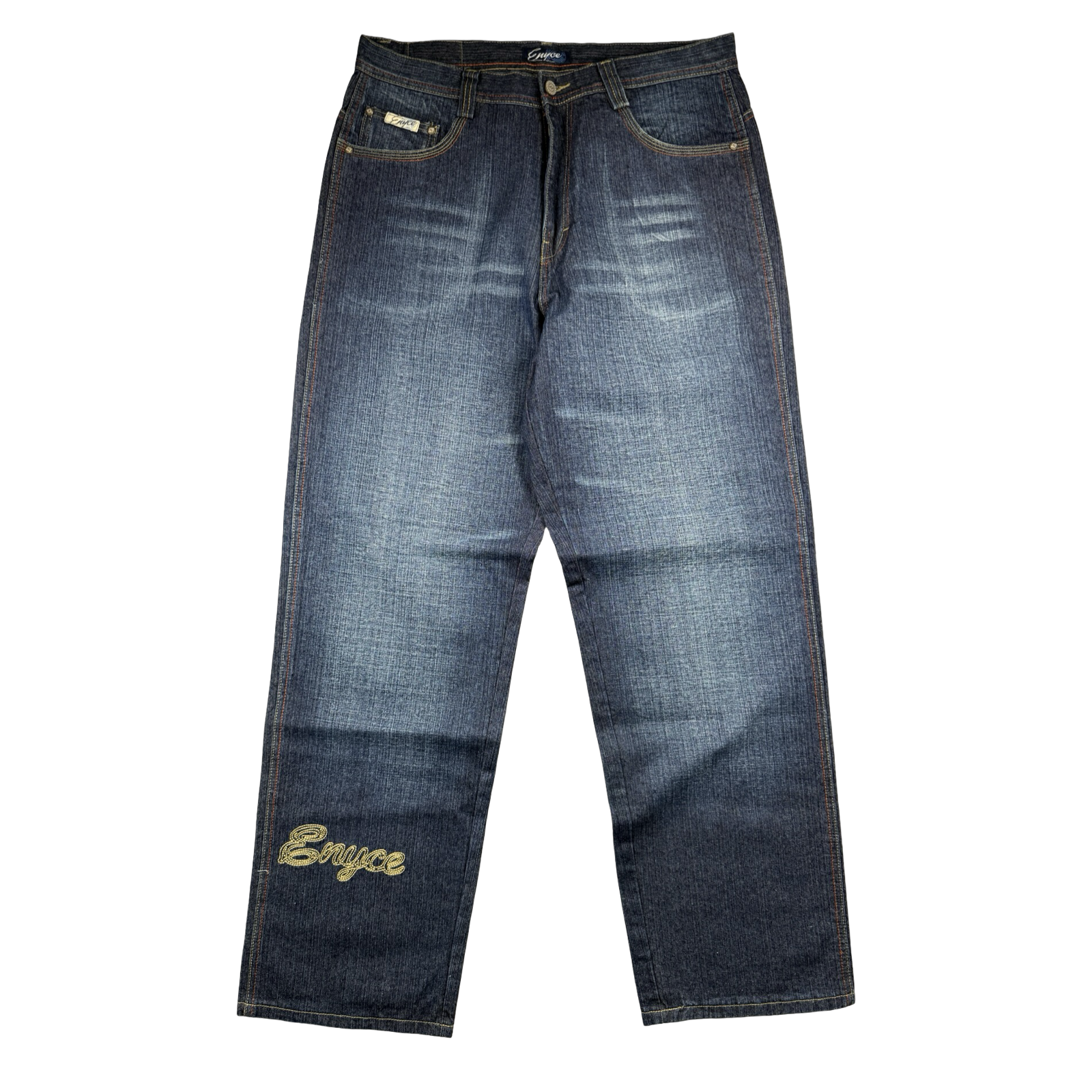 Vintage Y2K Enyce Baggy Stitch Embroidery Pants