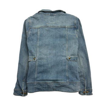 (M) Vintage Carhartt Denim Jacket Washed Blue