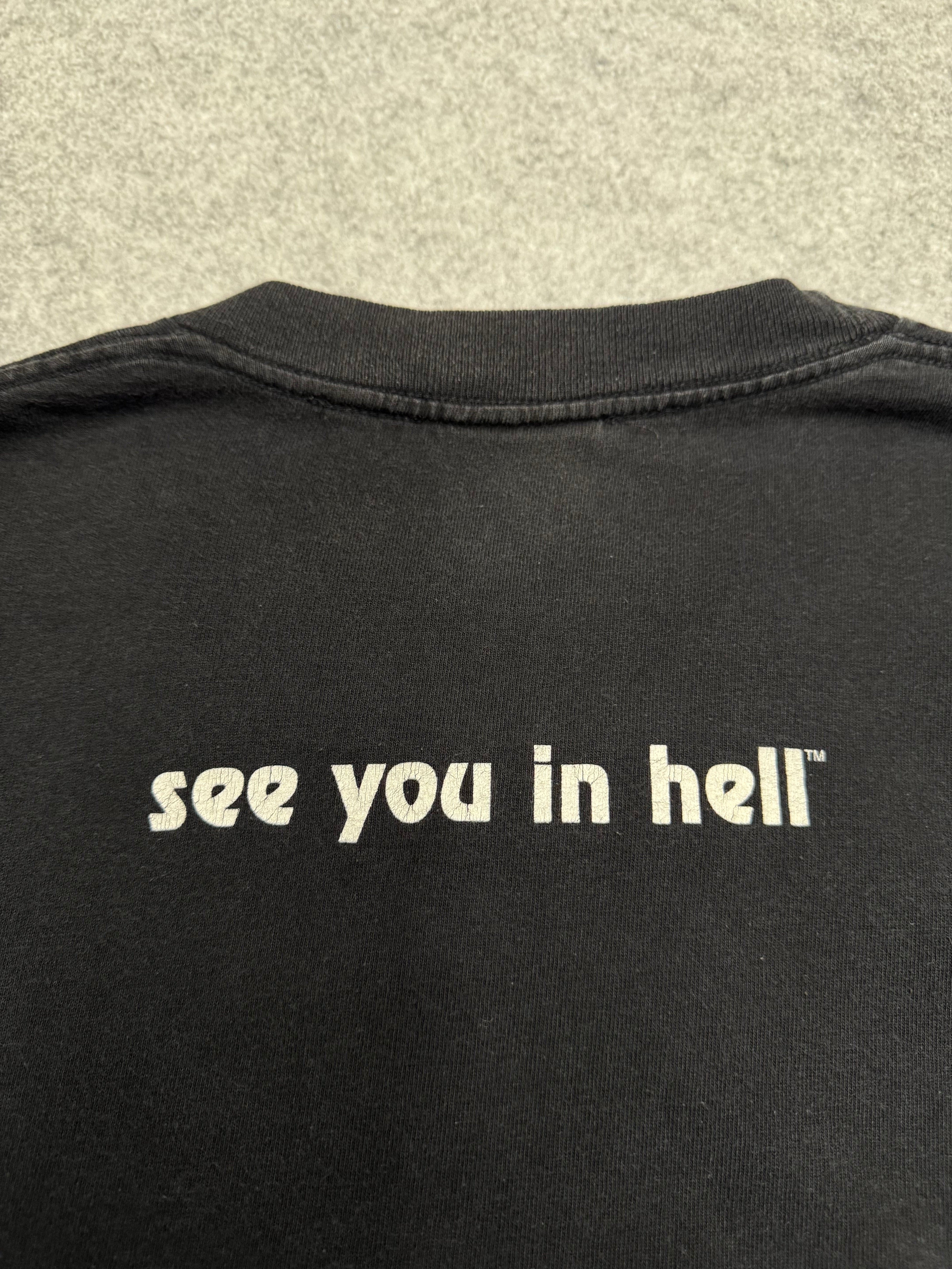 1990's Fuct See You in Hell Tee Black