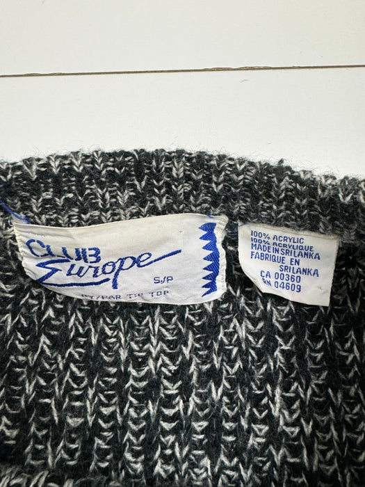 (S) Vintage Club Europe Knit Sweater Grey | Vitnage Clothing Store Canada