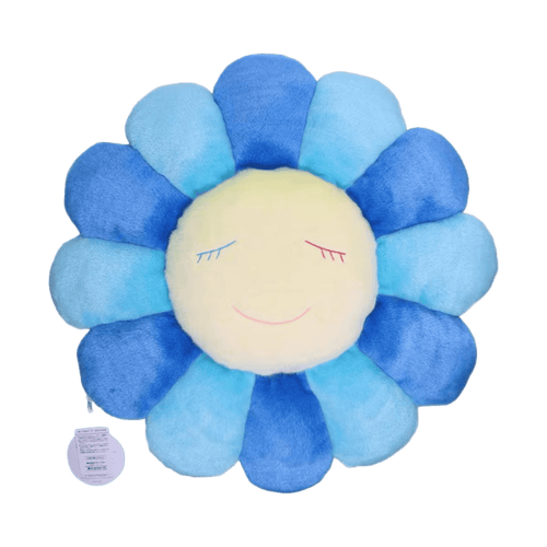 Takashi Murakami Flower Plush 60CM Blue/Turquoise/Yellow | Vintage Clothing Store Canada