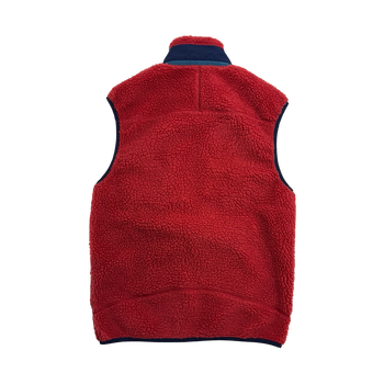 Vintage Patagonia Zip-Up Fleece Vest Red