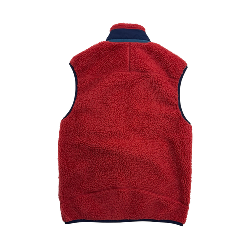 Vintage Patagonia Zip-Up Fleece Vest Red | Vintage Clothing Store Canada