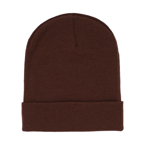 Sp5der Web Rhinestone Beanie Brown | Vintage Clothing Store Canada