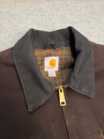 Vintage 2000’s Carhartt Detroit Work Jacket Dark Brown