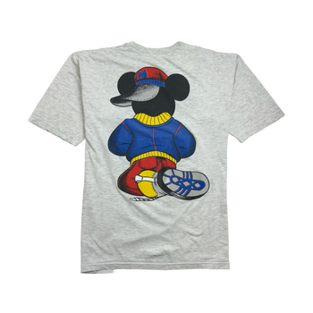 (L) Vintage 90s Disney Mickey Mouse Tee Grey