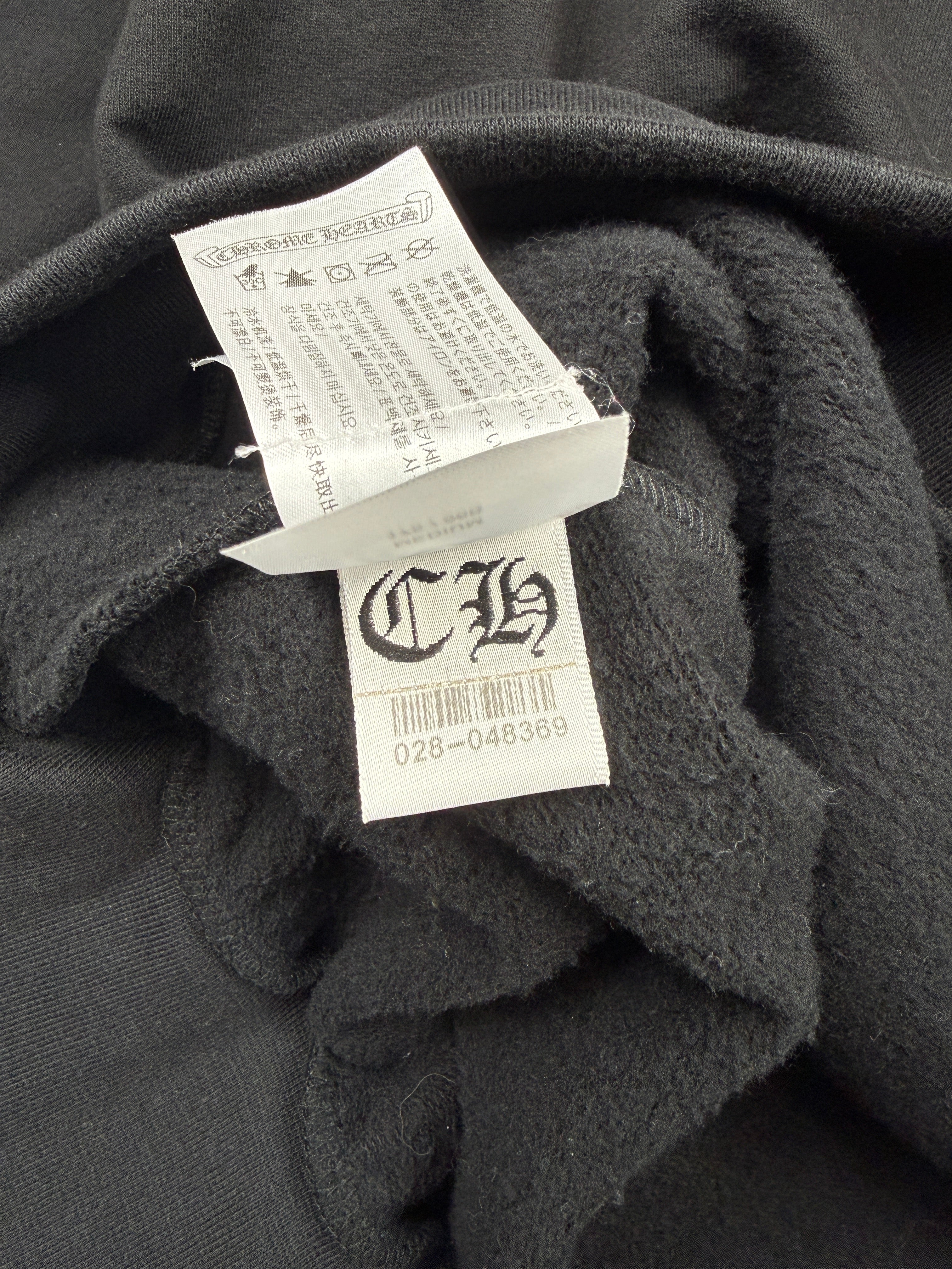 Chrome Hearts T Bar Logo USA Hoodie Black