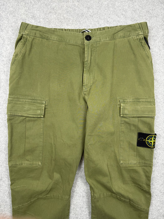 Stone Island Cargo Pants Olive (USED) | Vitnage Clothing Store Canada