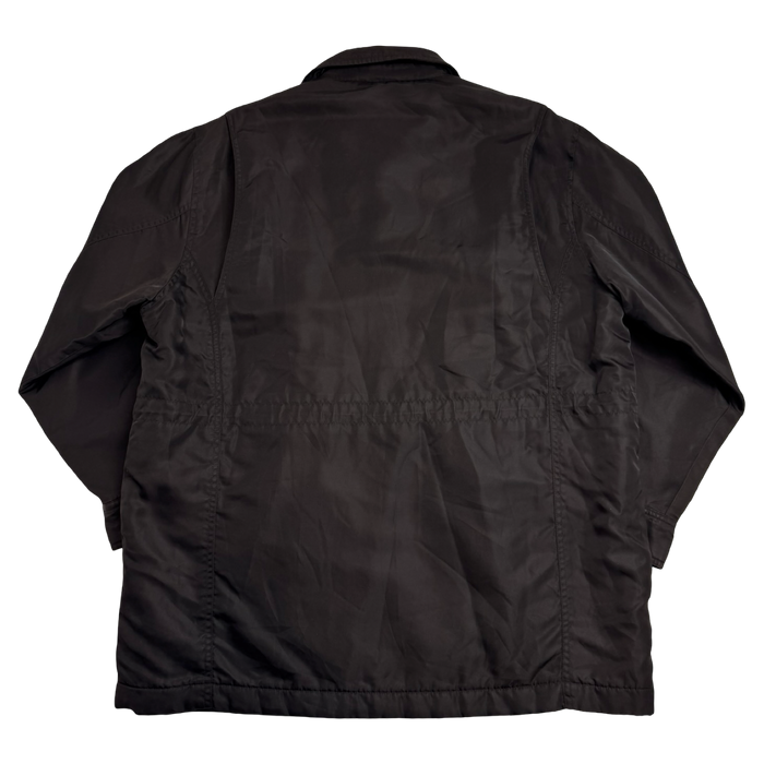 Vintage Balenciaga Paris Nylon Chore Jacket Brown | Vitnage Clothing Store Canada