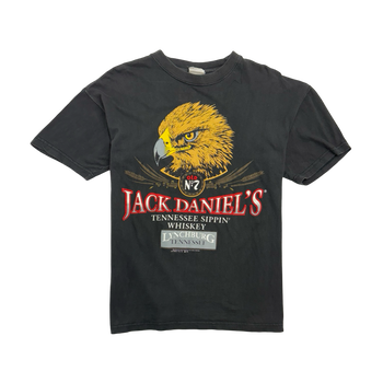 (M) Vintage 90s Jack Daniels Tee Black