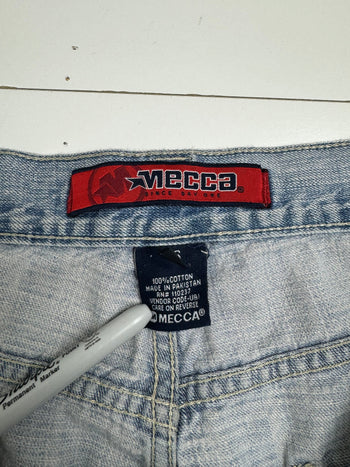 (36) Vintage 2000s Mecca Denim Shorts